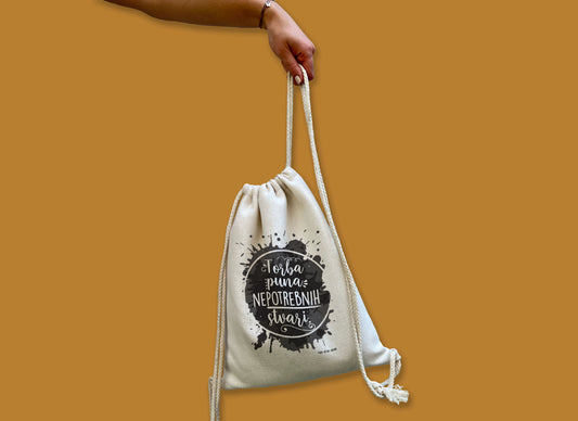 Ruksak - Torba puna nepotrebnih stvari (crna)