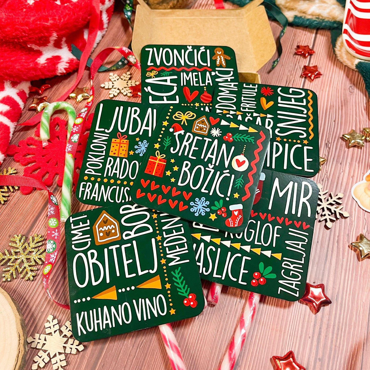 Podmetači - Sretan Božić! - zeleni