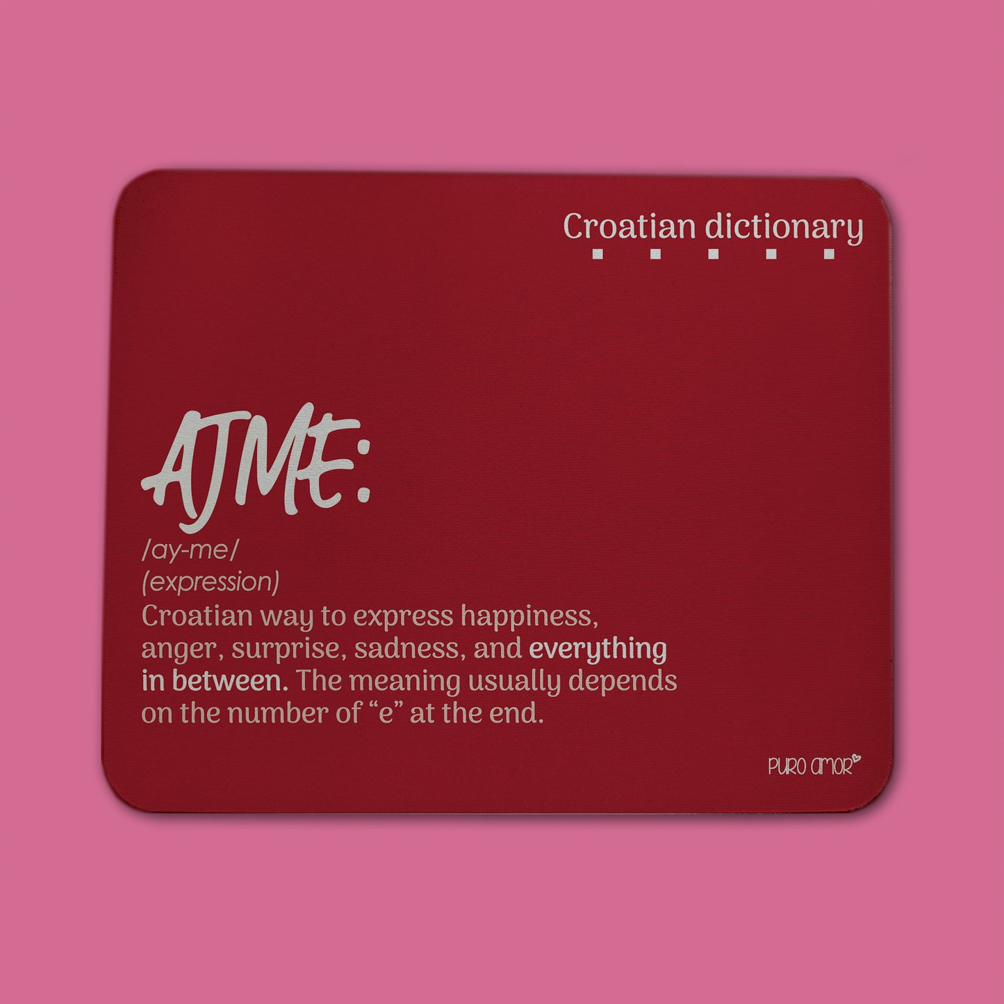 Podloga za miš - Croatian dictionary - Ajme