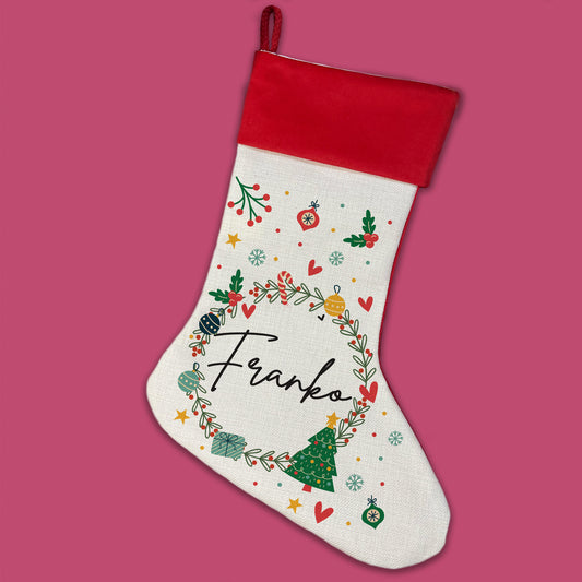 Božićna čizma - Personalizirana 2