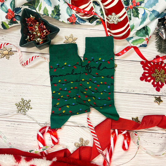 Božićne čarape - pomalo/fjaka