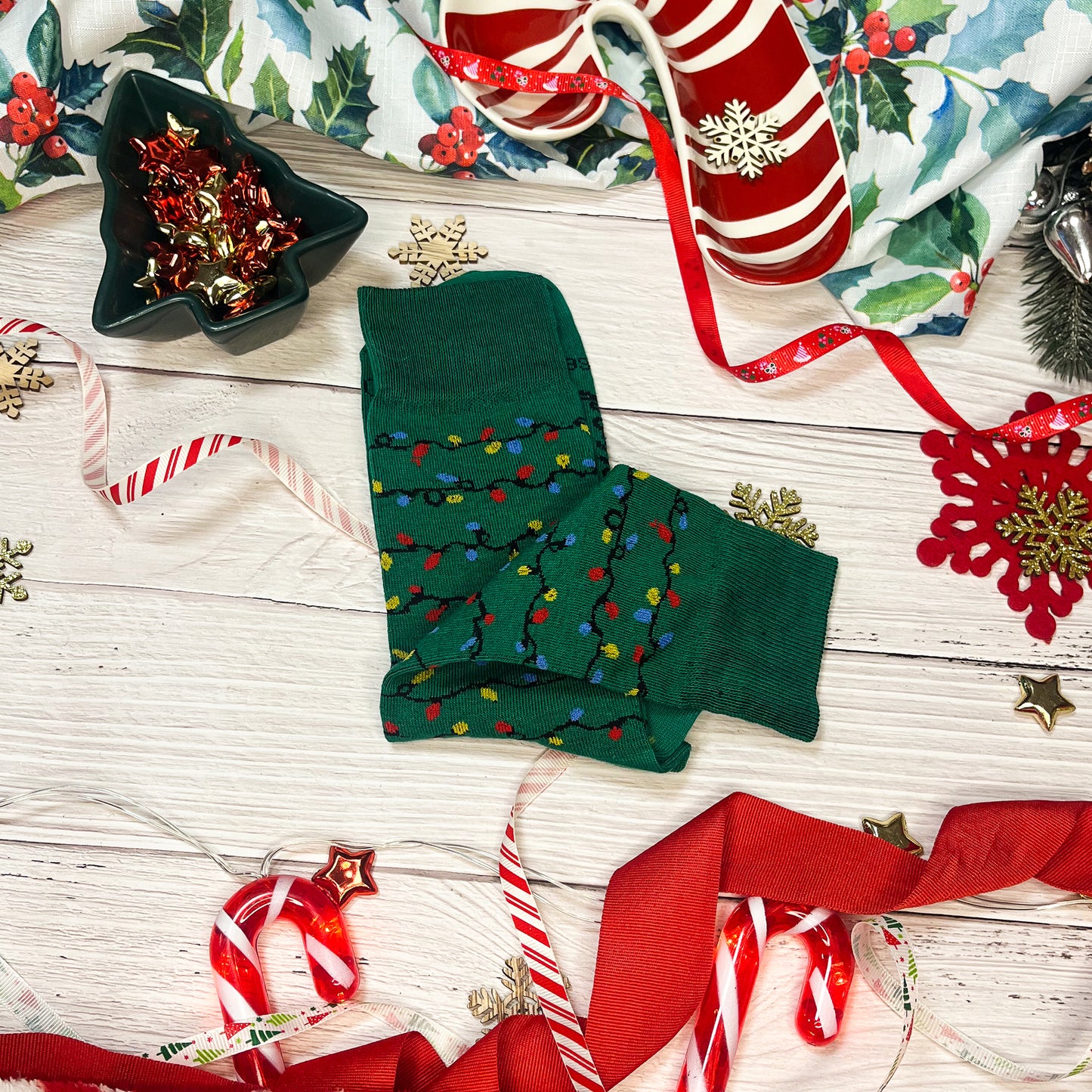 Božićne čarape - pomalo/fjaka