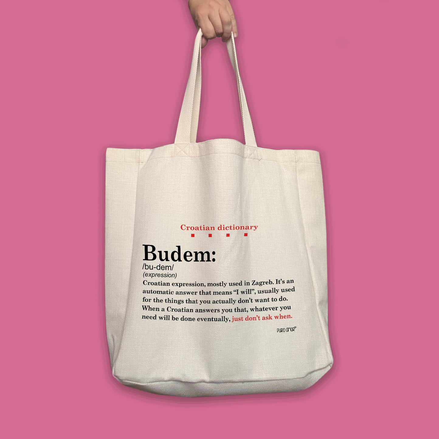 Maxi torba - Croatian dictionary - Budem