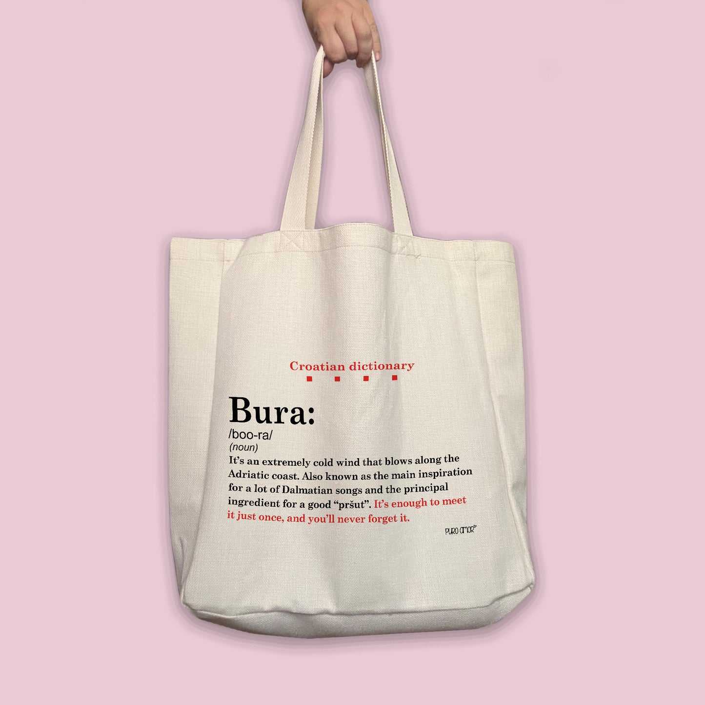 Maxi torba - Croatian dictionary - Bura