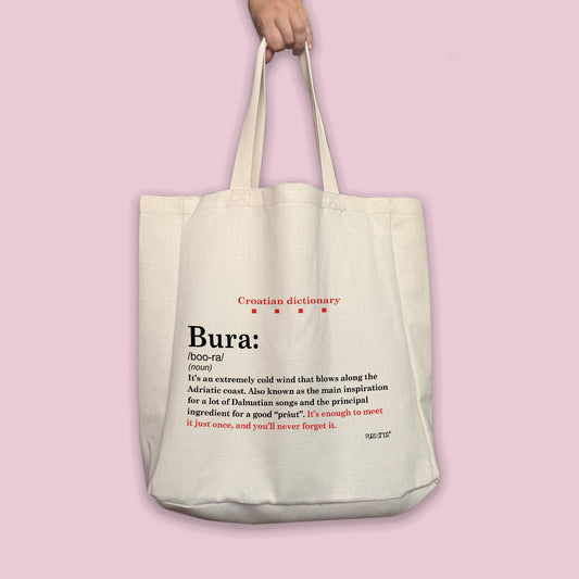 Maxi torba - Croatian dictionary - Bura