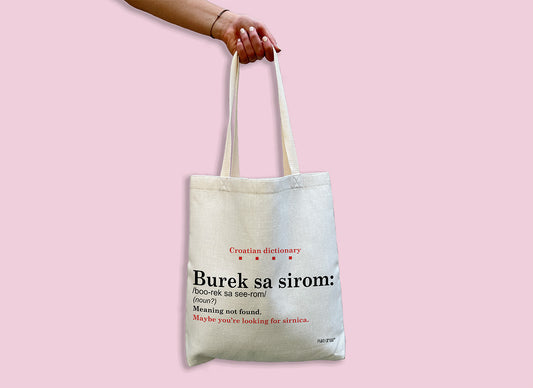 Torba - Croatian dictionary - Burek sa sirom