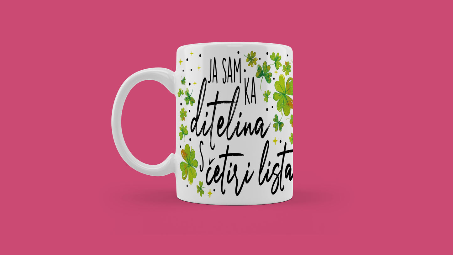 Šalica - Ditelina s četiri lista