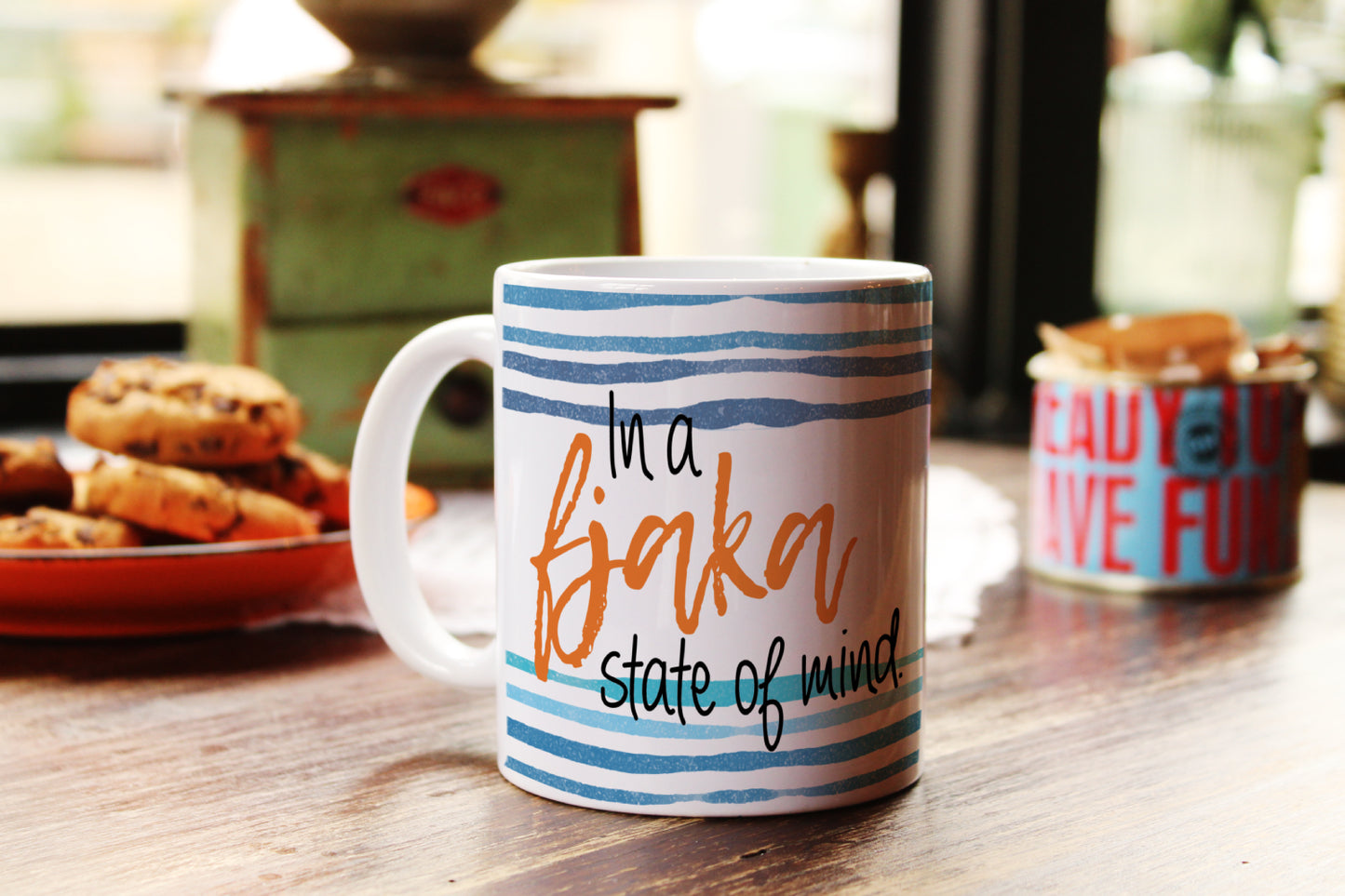 Šalica - In a fjaka state of mind (orange)