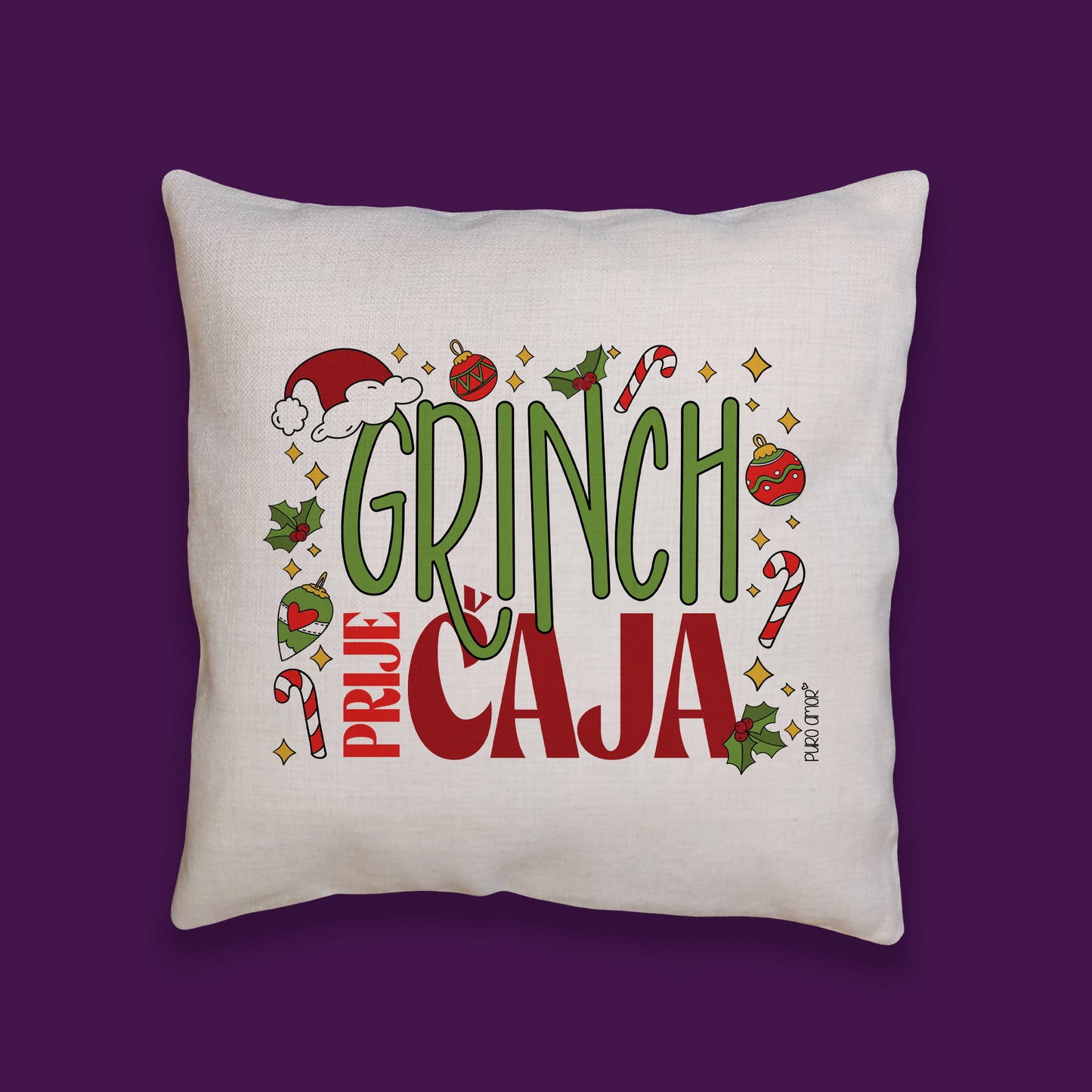 Jastučnica - Grinch prije čaja