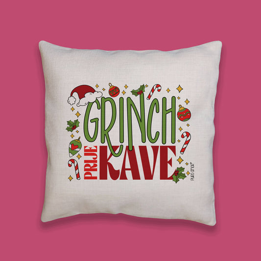 Jastučnica - Grinch prije kave