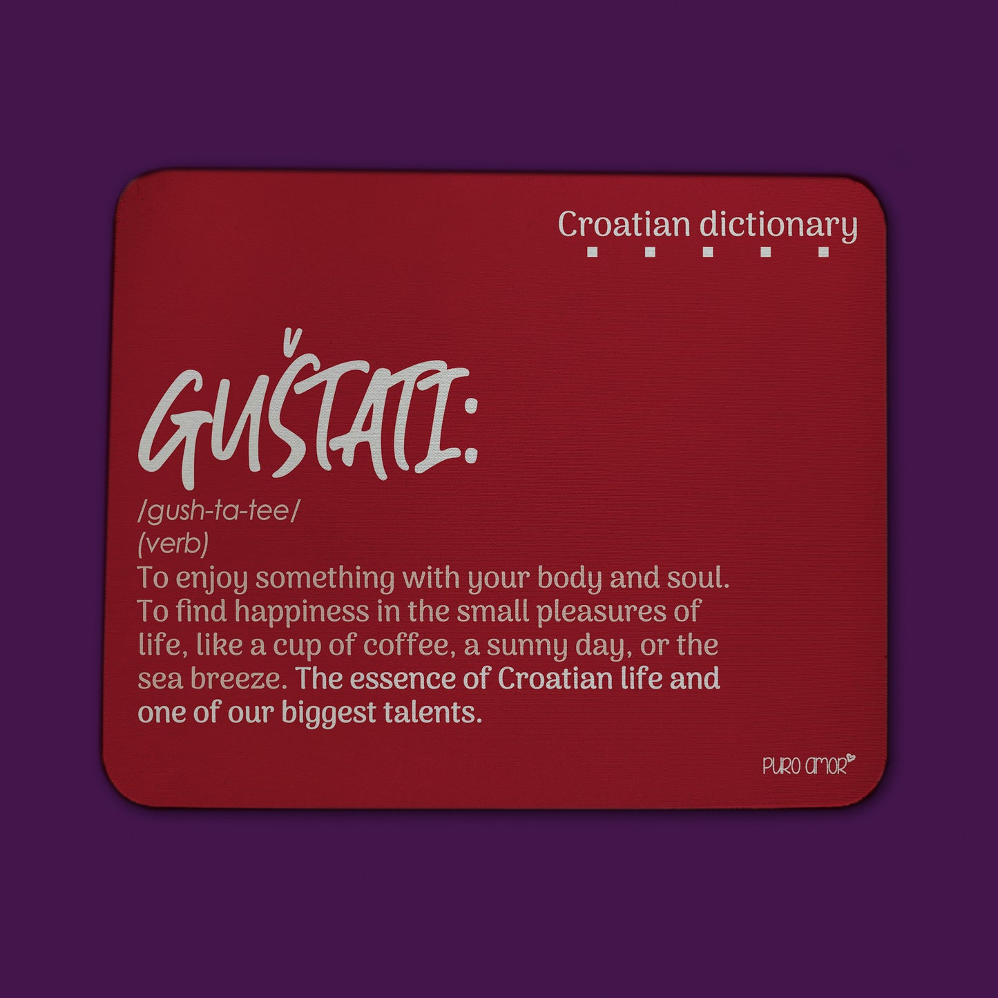 Podloga za miš - Croatian dictionary - Guštati