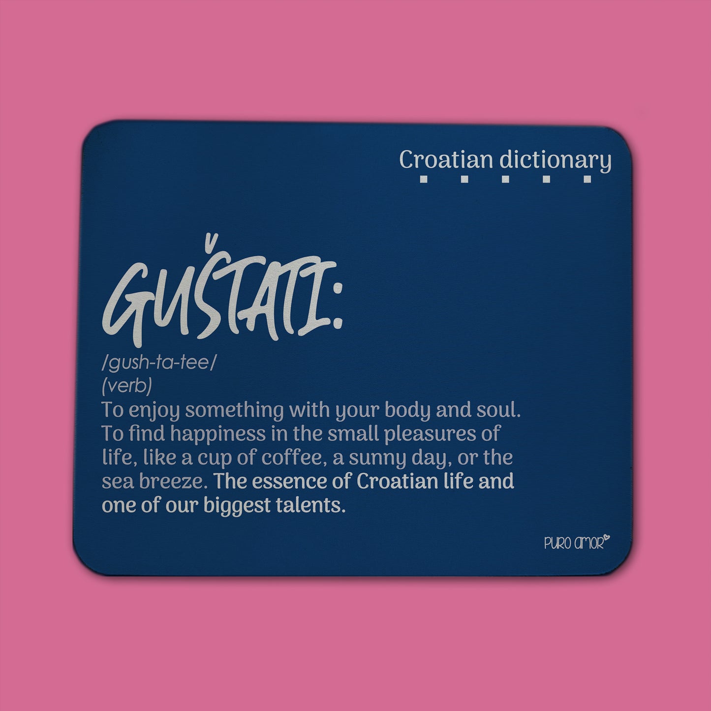 Podloga za miš - Croatian dictionary - Guštati