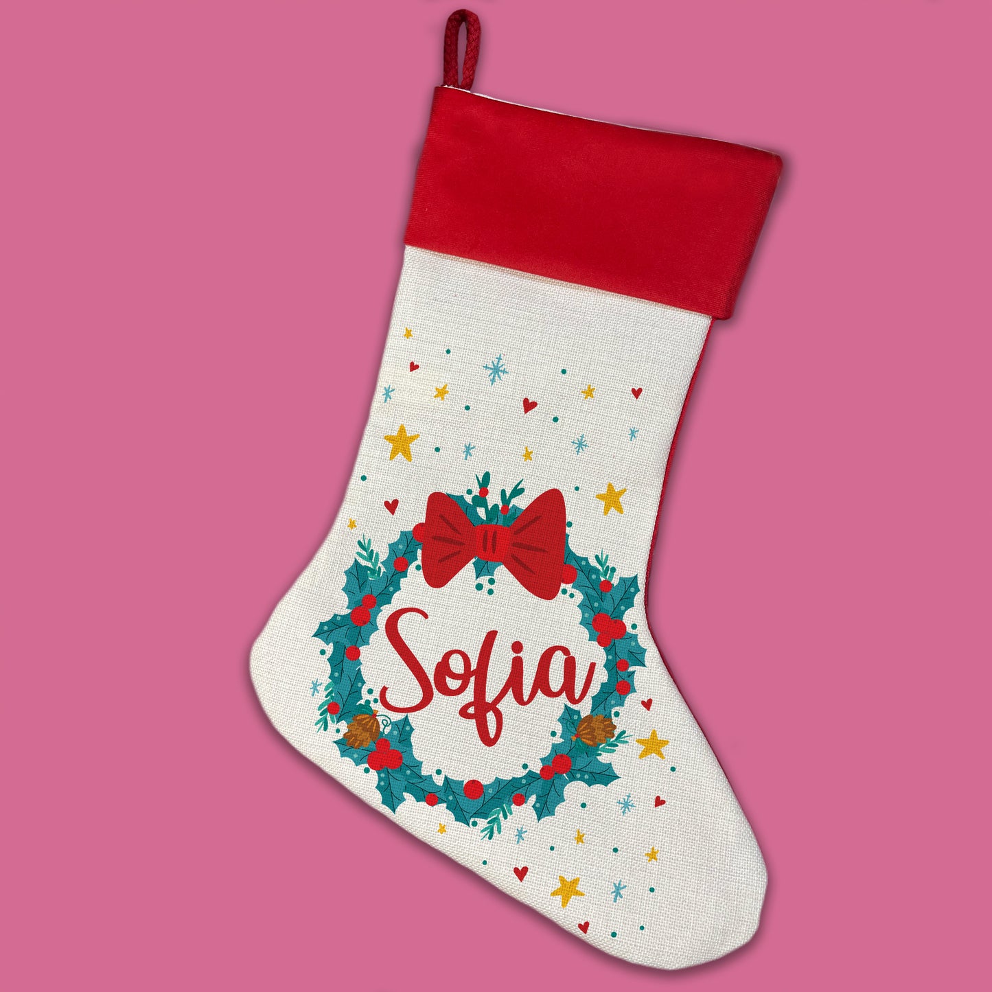Božićna čizma - Personalizirana 4