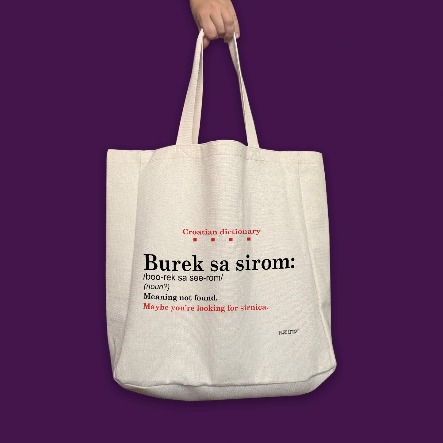 Maxi torba - Croatian dictionary - Burek sa sirom
