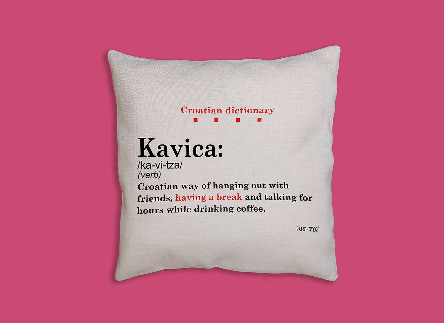 Jastučnica - Croatian dictionary - Kavica