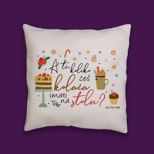 Jastučnica - Koliko ćeš kolača imati na stolu?