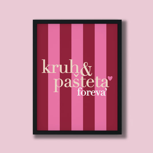 Poster - Kruh & pašteta