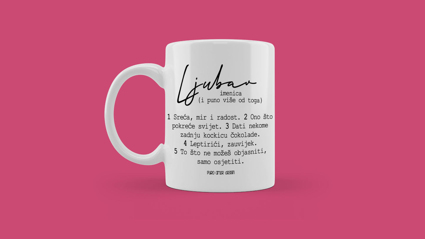 Šalica - Ljubav (imenica)
