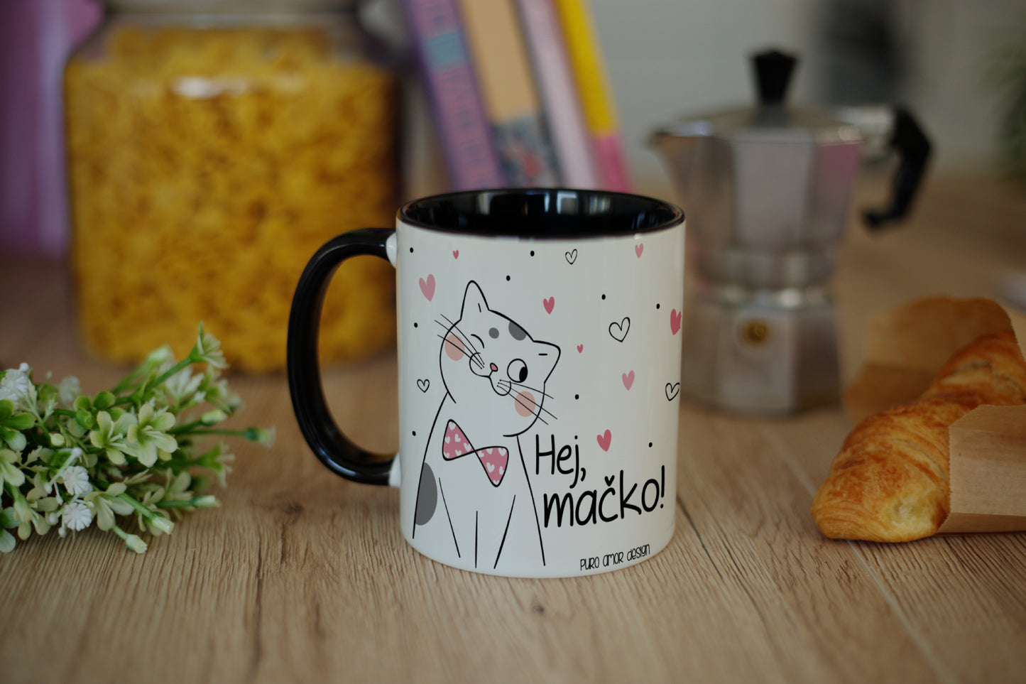 Set šalica - Mačko i šećeru