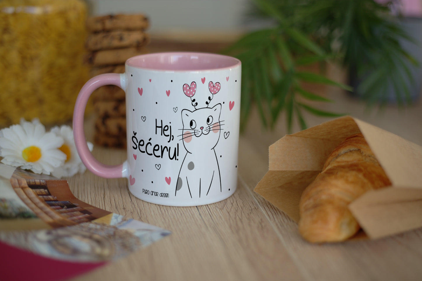 Set šalica - Mačko i šećeru