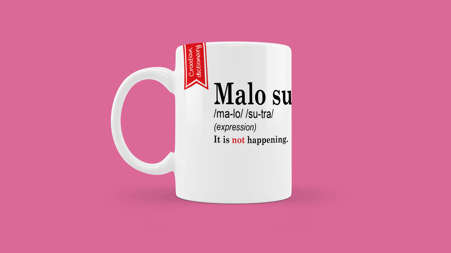 Šalica - Croatian Dictionary - Malo sutra
