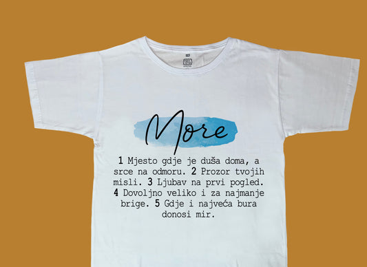 Muška majica - More (imenica)
