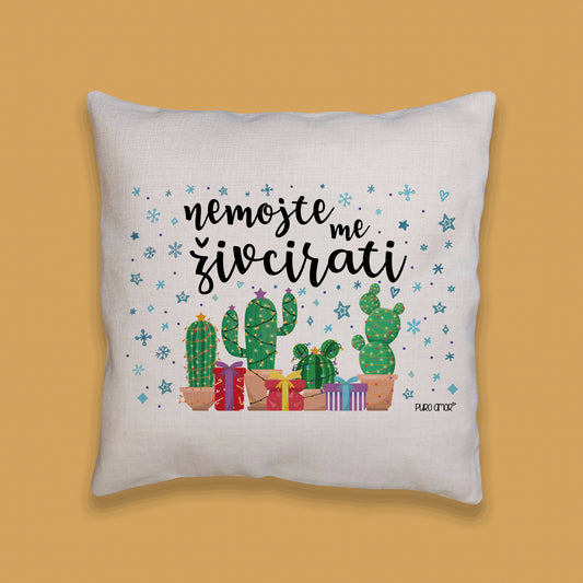 Jastučnica - Nemojte me živcirati (božićna)