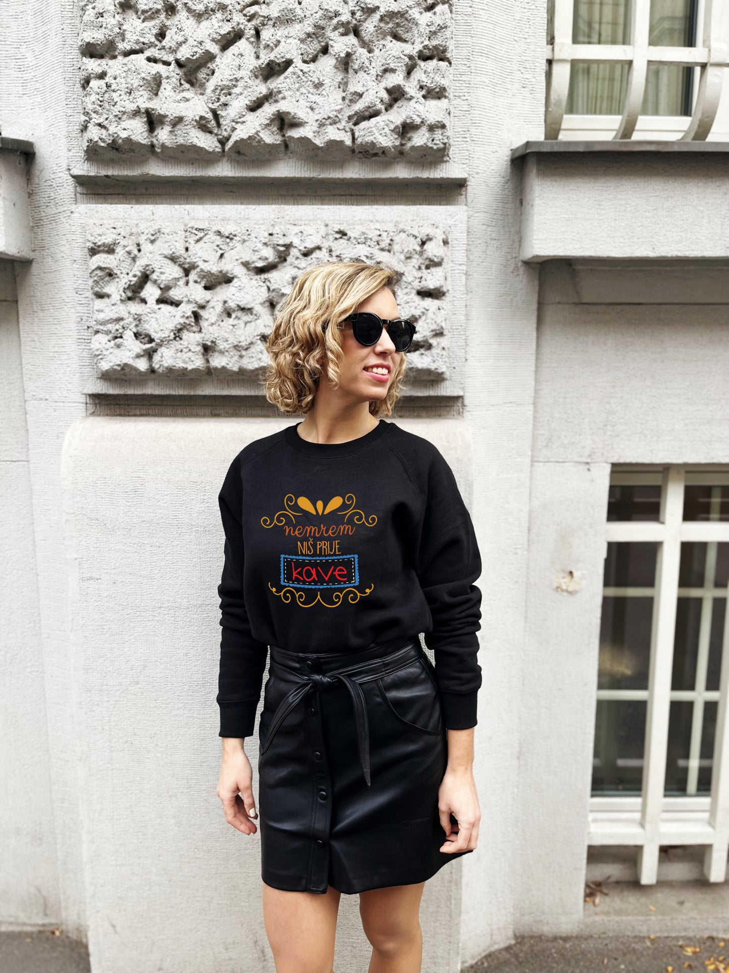 Sweatshirt - Nemrem niš prije kave