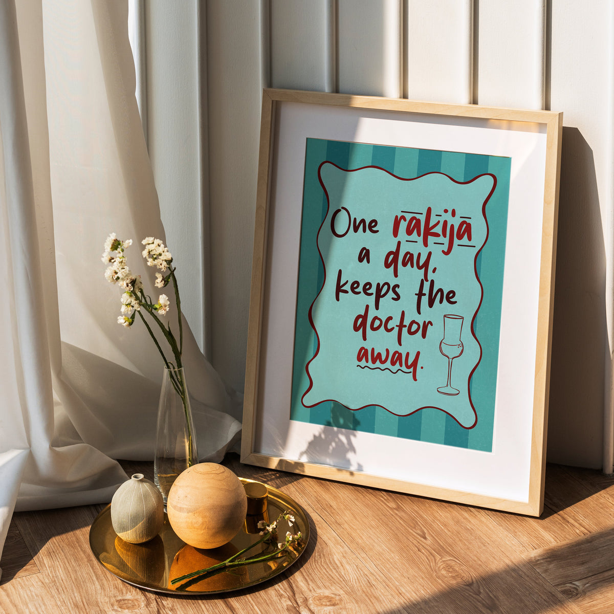 Poster - One rakija a day...