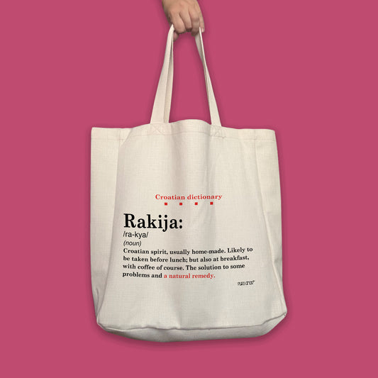 Maxi torba - Croatian dictionary - Rakija