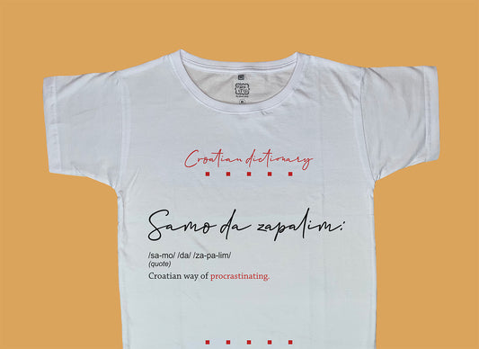 Ženska majica - Croatian dictionary - Samo da zapalim