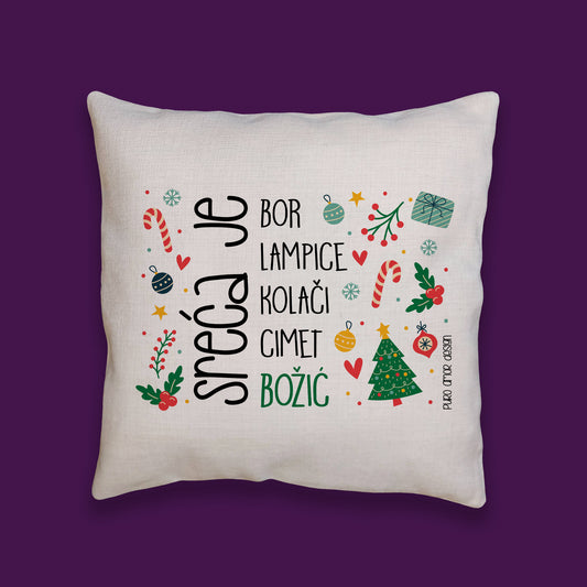 Jastučnica - Sreća je Božić