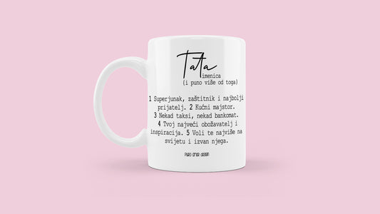 Šalica - Tata (imenica)