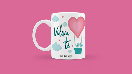 Set šalica - Volim te do neba...